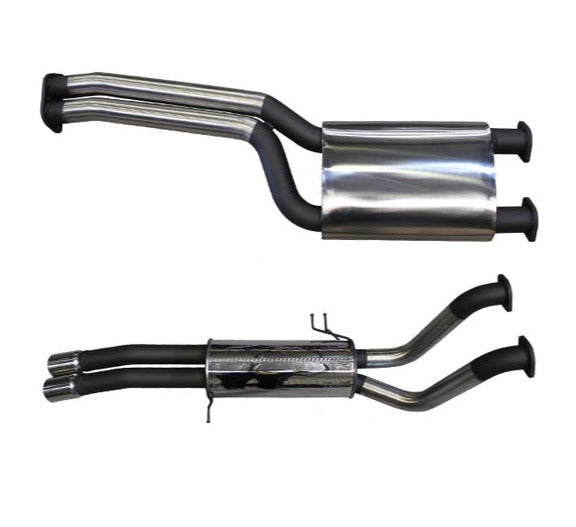 Manta | Twin 2.5″ Cat Back Exhaust System | Ford Falcon XR6 Turbo 4.0L Ute 2002–2008