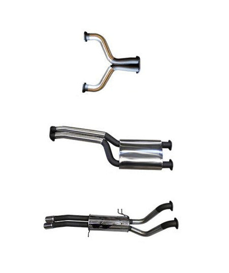 Manta | Twin 2.5" Dual Cat Back Exhaust System with Twin Mufflers | Ford Falcon BA BF V8 Ute 2002–2008