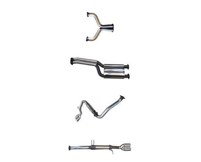 Manta | Twin 2.5" Cat Back Exhaust System with Muffler/Hotdog | Ford Falcon BA BF 5.4L V8 Ute & FPV Pursuit 2002–2008