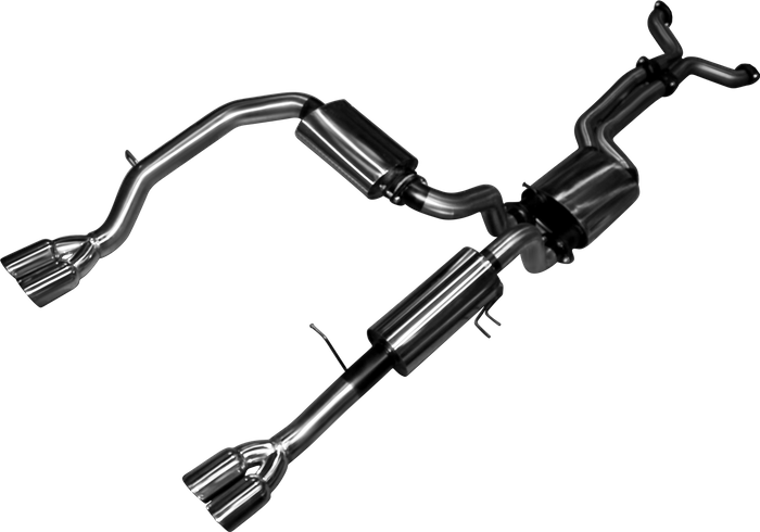 Manta | Twin 3" Cat Back Exhaust System with Muffler/Muffler | Ford Falcon BA BF 5.4L V8 Ute & FPV Pursuit 2002–2008
