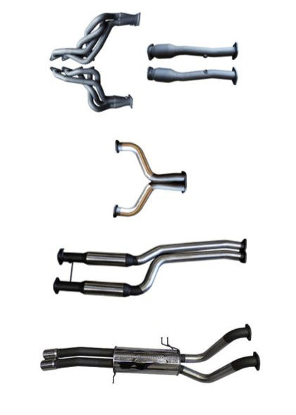 Manta | Twin 2.5″ Full Exhaust System with Extractors, Hotdog & Muffler | FPV GS Pursuit 5.0L V8 Ute FG 2010–2014