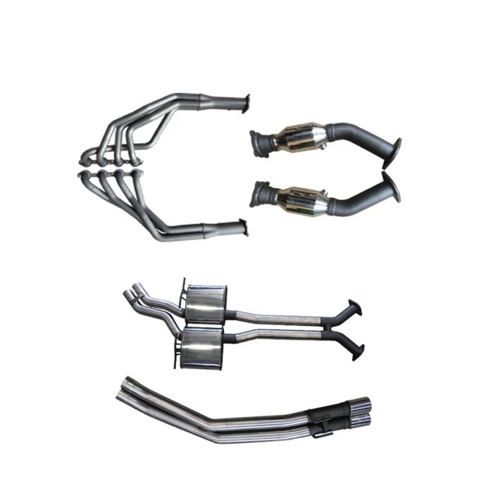 Manta | Dual 2.5″ Full System with Extractors Muffler/Tailpipe | Holden Commodore VU VY VZ V8 Ute 2000–2007