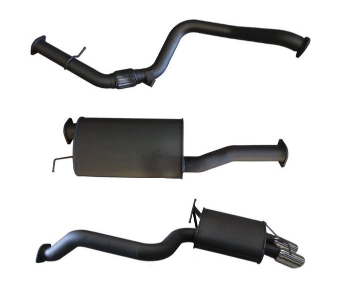 Manta - Ford Territory SUV SZ 2.7L V6 Turbo Diesel (2011-2016) - Full System - 3" Single Exhaust - Without Cat - Twin Tip Exit