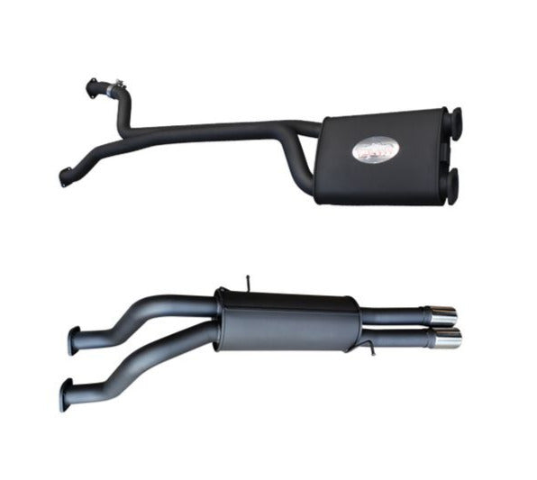Manta | Twin 2.5" Cat Back Muffler/Muffler | Ford Falcon AU 5.0L V8 Ute (including XR8) 1998–2002