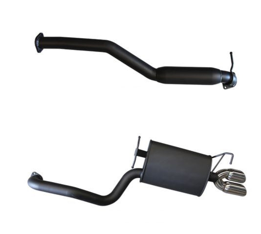 Manta | 2.5in Cat Back Exhaust System with Hotdog Muffler | Ford Falcon XR6 4.0L 6Cyl Sedan 2002–2008