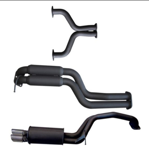 Manta - Ford Falcon BA, BF V8 Sedan & FPV GT, GT-P. 5.4L BOSS Sedan 4V (2002-2008) - Cat Back - 2.5" Dual Exhaust - Hotdog/Muffler