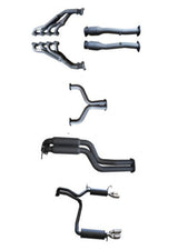 Manta | Twin 2.5″ Full Exhaust System with Extractors Hotdog Muffler | FPV GT GT-P Force 8 5.4L V8 Sedan 2005–2008