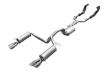 Manta - Ford Falcon BF BOSS 5.4L GT, GT-P V8 Sedan (2005-2008) - Full System - 1 3/4" Extractors + Cats with 2.5" Dual Cat Back - Dual Exit - Muffler/Muffler