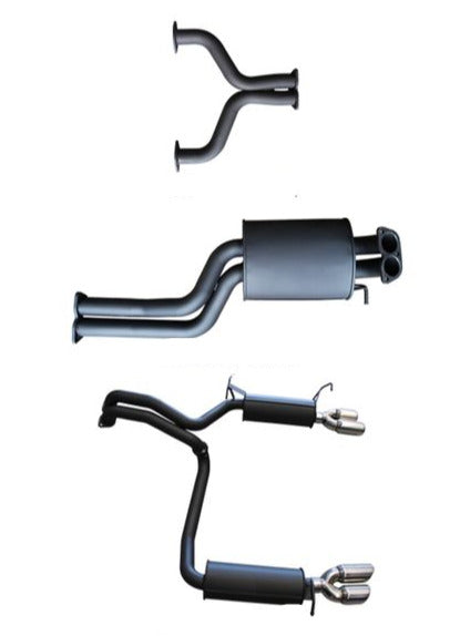 Manta | Twin 2.5″ Cat Back Exhaust System with Muffler | FPV GT GT-P Force 8 5.4L V8 Sedan 2005–2008