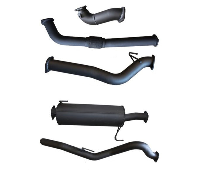 Manta | 3in Turbo Back without Cat & With Muffler | Holden Colorado RC 3.0L SWB Ute 2008–2010