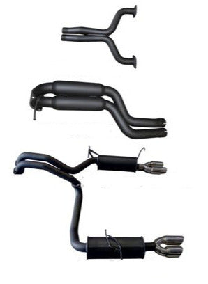 Manta | Twin 2.5″ Cat Back Exhaust System with Hotdog Muffler | Ford Falcon FG XR8 5.4L V8 Sedan 2008–2010