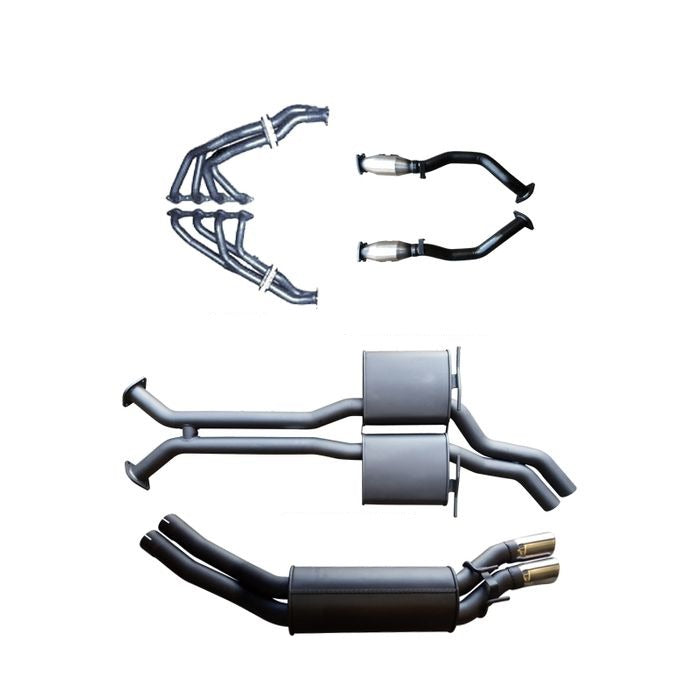 Manta | Twin 2.5″ Full Exhaust System with Extractors & Mufflers | Holden Commodore VY VZ V8 AWD Adventra & HSV Avalanche Wagon 2003–2006