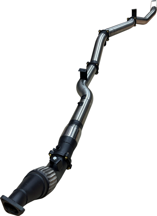 Manta | 4″ Turbo Back Exhaust with Cat No Muffler | Toyota Landcruiser VDJ79 V8 Ute 2016–2025 (DPF Models)