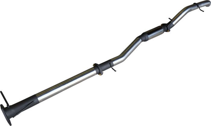 Manta - Ford Ranger Next Gen T6.2 V6 - DPF Back - 3" Single Stainless Exhaust with Tip - with Centre Hotdog