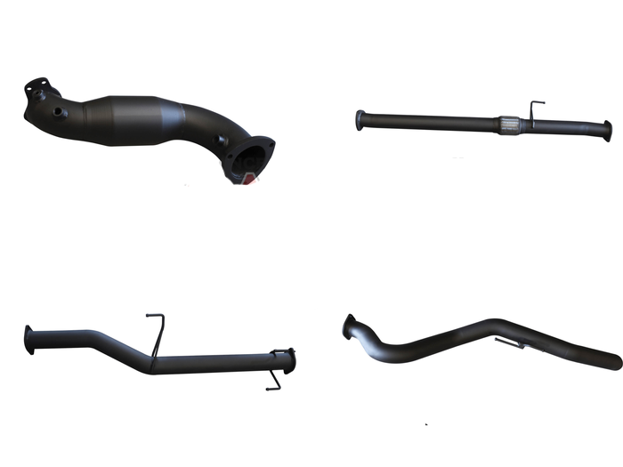 Manta | 3" Turbo Back with Cat & Without Muffler | Colorado RG 2.8L Ute 2016–2020