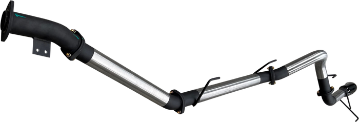 Manta | 3″ DPF Back Exhaust without Mufflers Black 4″ Tip | Toyota Landcruiser 300 Series V6 3.3L TTD Wagon 2021–2025