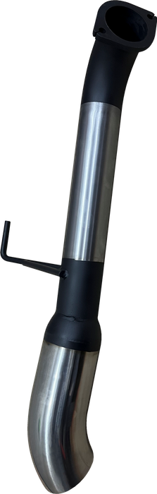 Manta | 3″ Tail Pipe with Chrome 4″ Dump Tip | Toyota Landcruiser 300 Series V6 FJA300R Wagon 2021–2025