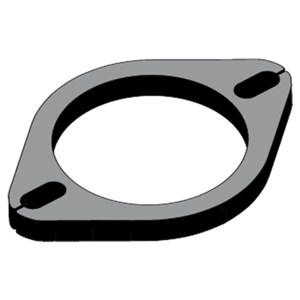 Exhaust Flange - Inside Diametre 76mm (3"), Thick 10mm, Mild Steel, Elongated Holes, GMG093/76R