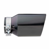 Exhaust Tip - 3" In - 4 1/2" Out - 8" Long (Angle Cut - Inner Cone - 304 Black Chrome)