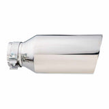 Exhaust Tip - 3" In - 5" Out - 12" Long (Angle Cut - Inner Cone - 304 Stainless)