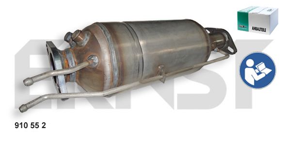 Diesel Particulate Filter - Volvo C30, C70, S40, V50 (11006S) (Ernst)