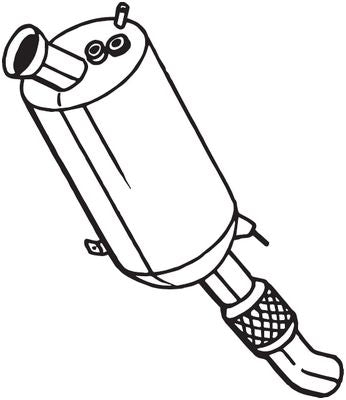 Diesel Particulate Filter - BMW X1 2.0L N47D20C 4WD only 18308514487 (Bosal)