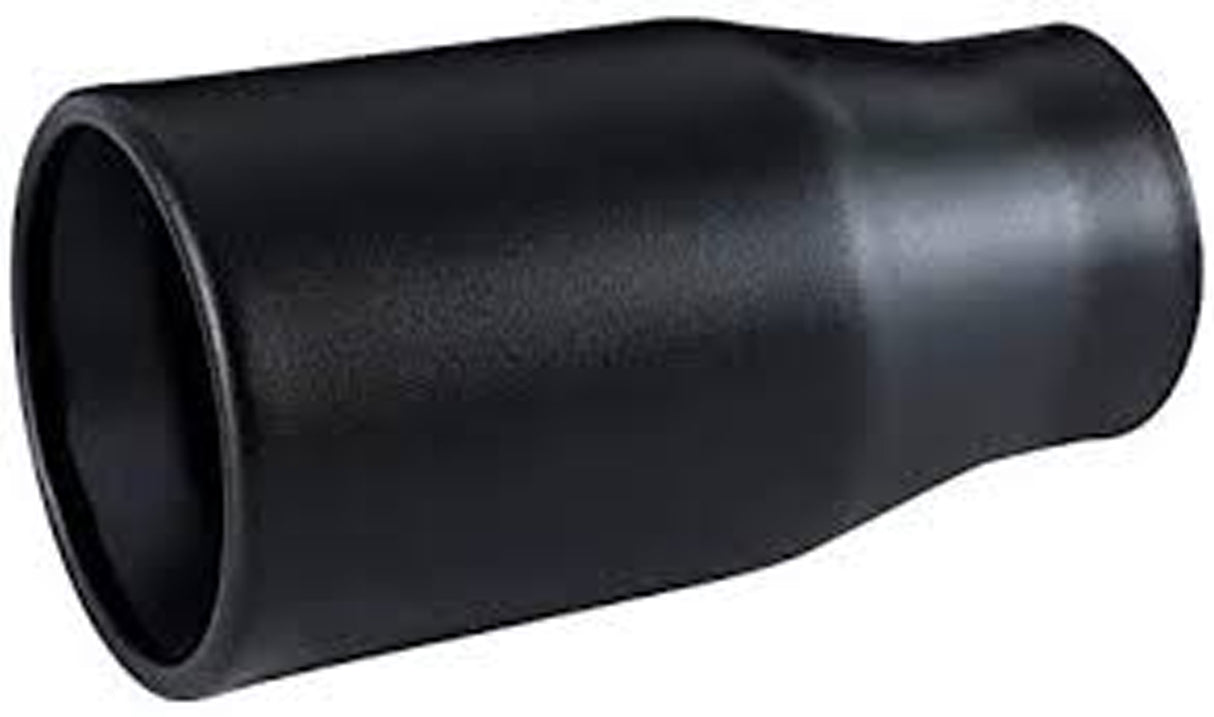 Exhaust Tip - 2 1/2" (In) 3" Inch (Out) 228mm Long (Matte Black - Rolled Edge)