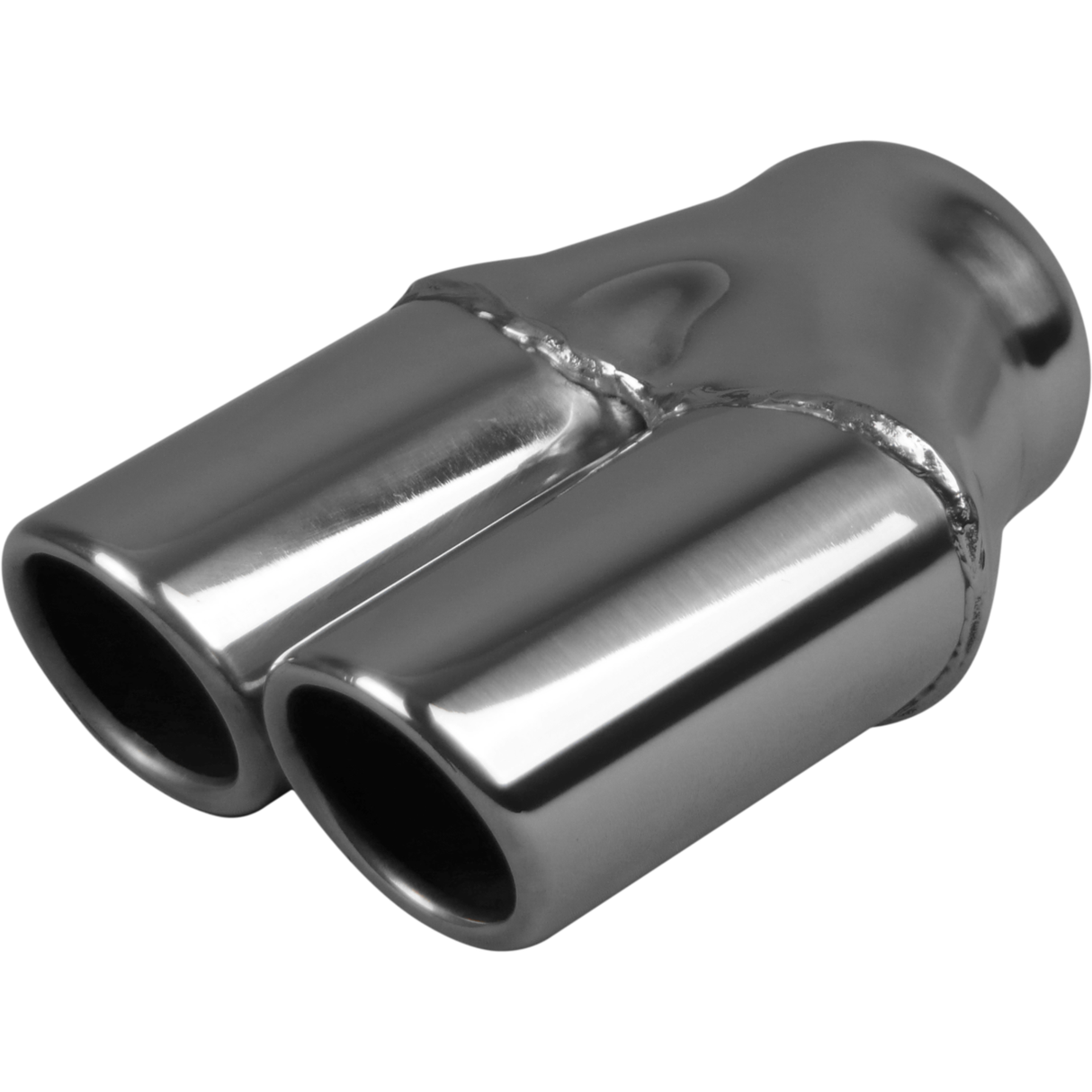 Y Piece Exhaust Tip - 2 1/4" Inch (In) 2 1/2" Inch (Out)