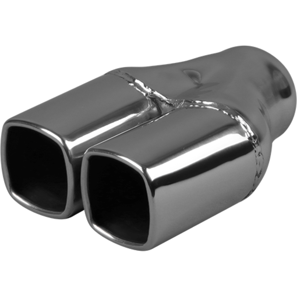 Y Piece Exhaust Tip - 2 1/4" Inch (In) 2 1/2" Inch (Out)