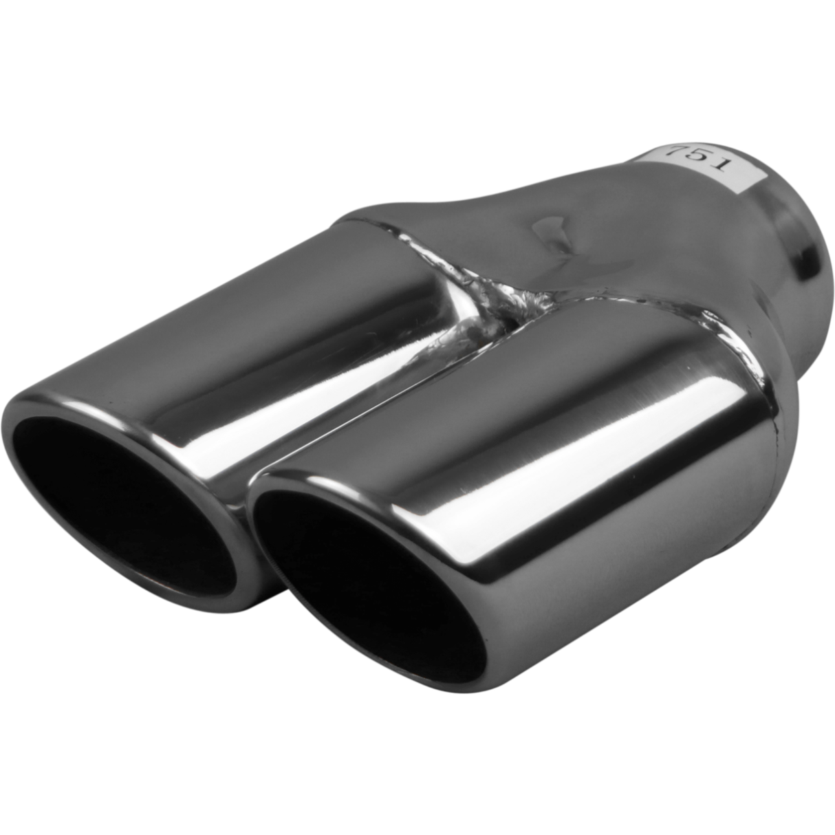 Y Piece Exhaust Tip - 2" Inch - 3" Inch (Expandable) 3" Inch (Out)